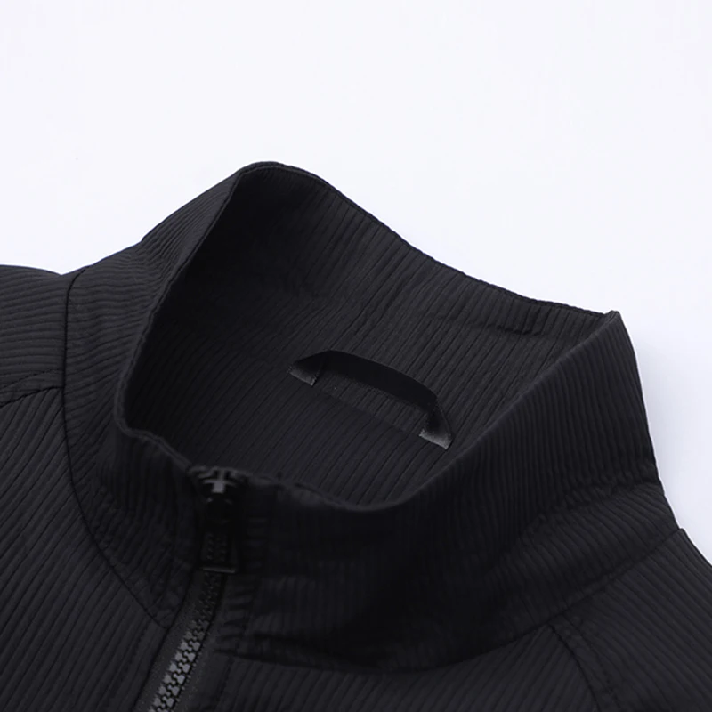 

Dujia 2023, весенне-осенняя мужская модная повседневная универсальная куртка с воротником-стойкой, верхняя одежда, длинное све, полиэфирное волокно