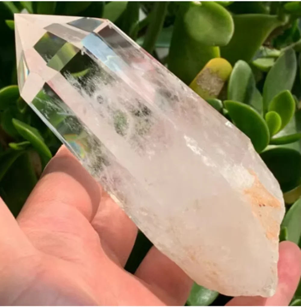 Natural Quartz Crystal Transparent Magic Wand, Point Healing