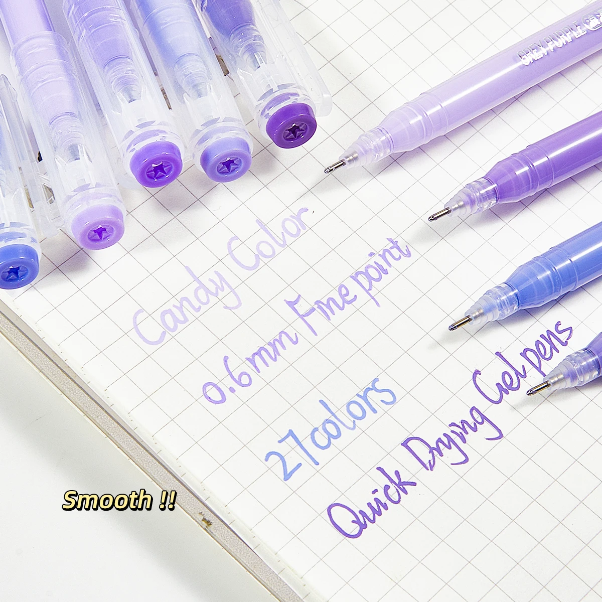 مجموعة أقلام جل متدرجة مكونة من 9 قطع، أقلام كاواي 0.5 ملم وردي وبني لطيف للمجلات، لوازم الكتابة المدرسية والمكتبية السلسة، عطلة G #5