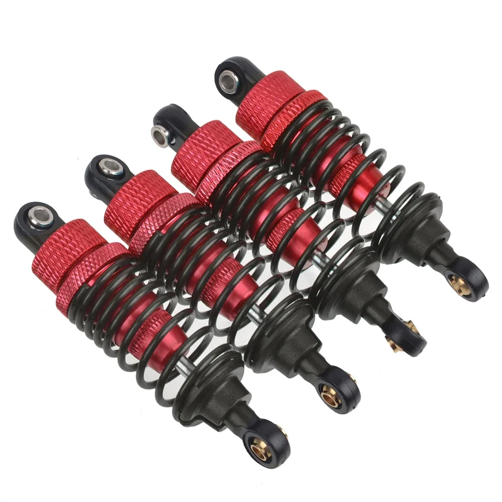 4pcs Aluminum Alloy XV-01 Shock Absorber Set for Tamiya TA03 TA02 TA01 TA03F XV01 WR-02/GF-01/WR-02CB Redcat Racing HSP 94123