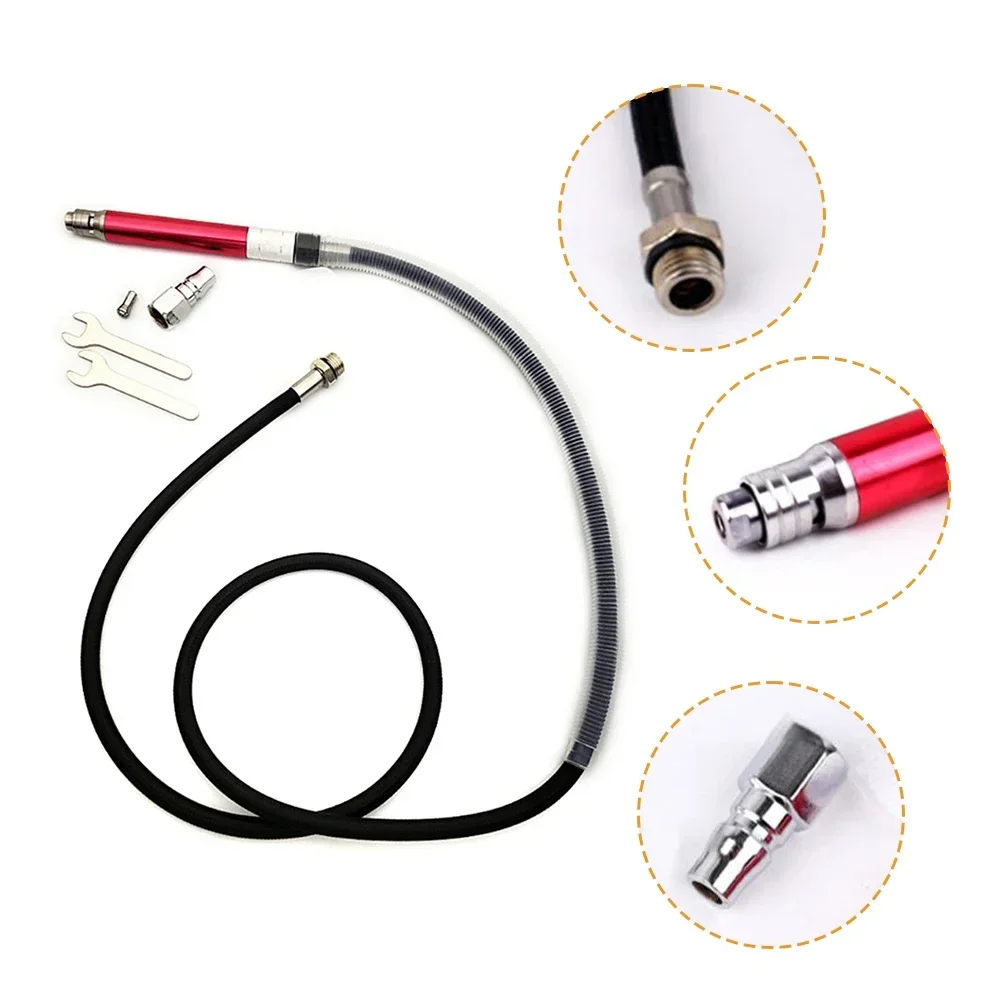Imagem -04 - Conjunto de Canetas de Moinho de Vento At010k Máquina Pneumática de Gravação e Moagem Caneta de ar Conjunto de Vento Único para Limpeza Camificamento Moagem de Metal