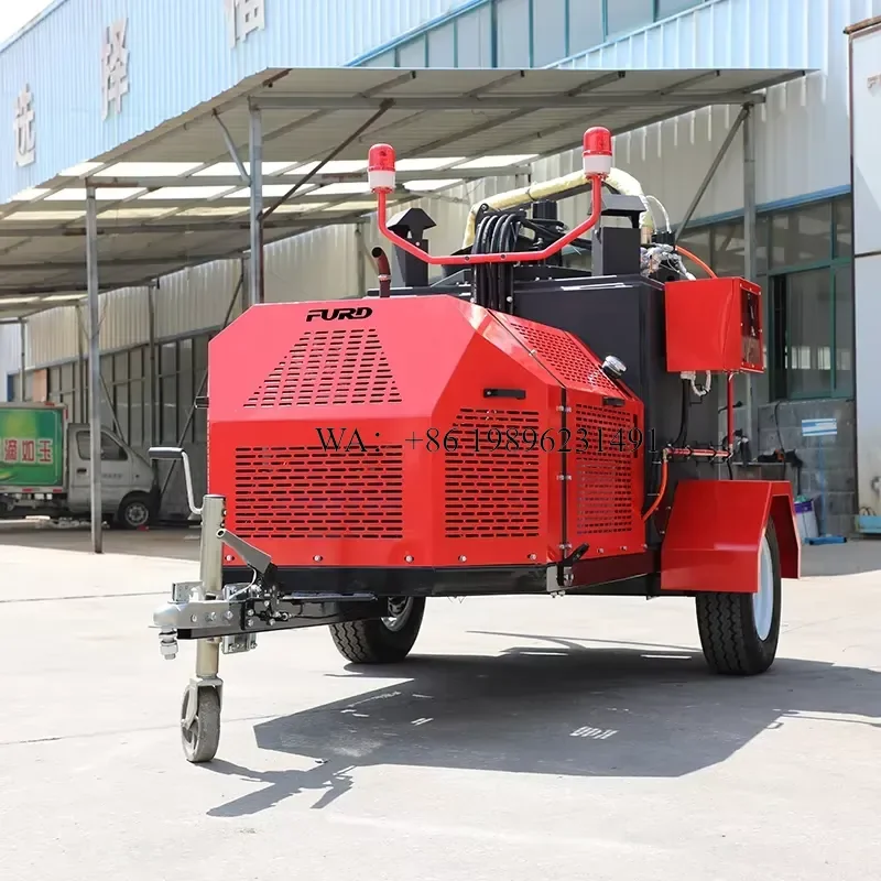 Wmwmnu for FURD High Power GX630 Engine Asphalt Crack Sealing FGF-350 40L Fuel Tank 1 Year Warranty for