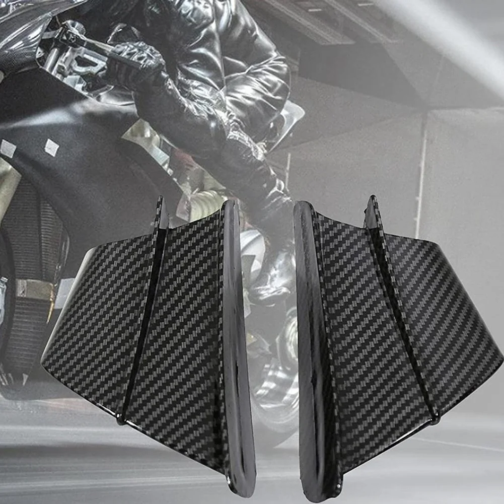 AU16-1 Pair Motorcycle Side Winglet Aerodynamic Wing Deflector Spoiler For Kawasaki Ninja 650 400 300 250 H2R ZX-14R ZX-10R ZX-6