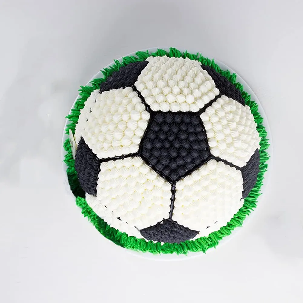 Aluminum Half Round Football for Baking Chocolate Cakes Desserts Even Heating Anodized Oxidation Resistant Finish
