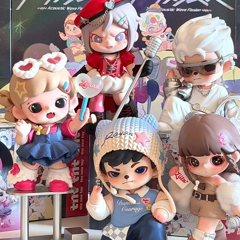 

Новый TNT All Star Acoustic Wave Fission Serise Blind Box Dora Liita Модная милая забавная коллекция Орнамент Настольная игрушка Декор Подарок