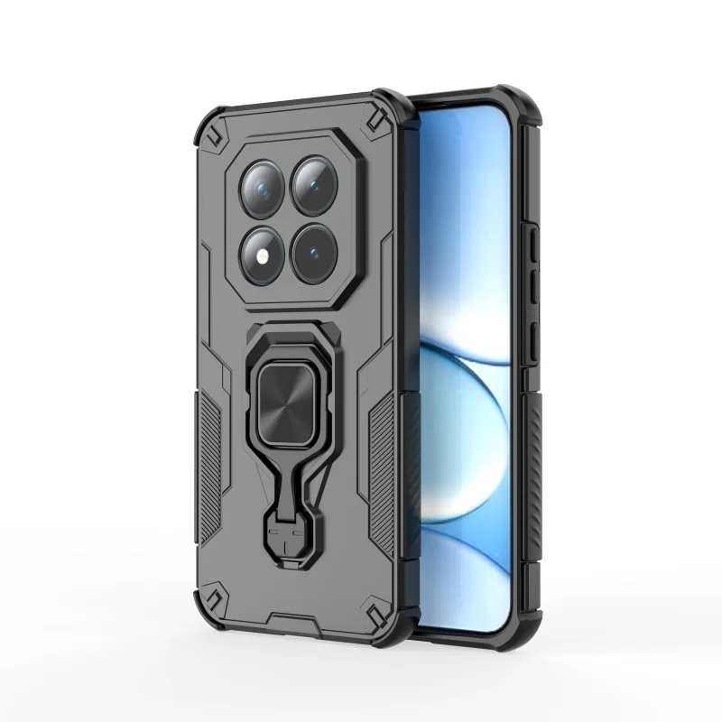 Funda para Poco M8, Carcasa para Xiaomi Poco M8 Pro, Fundas Protectoras Antigolpes, Anillo Magnético Protector de Lente, Fundas para Poco M8