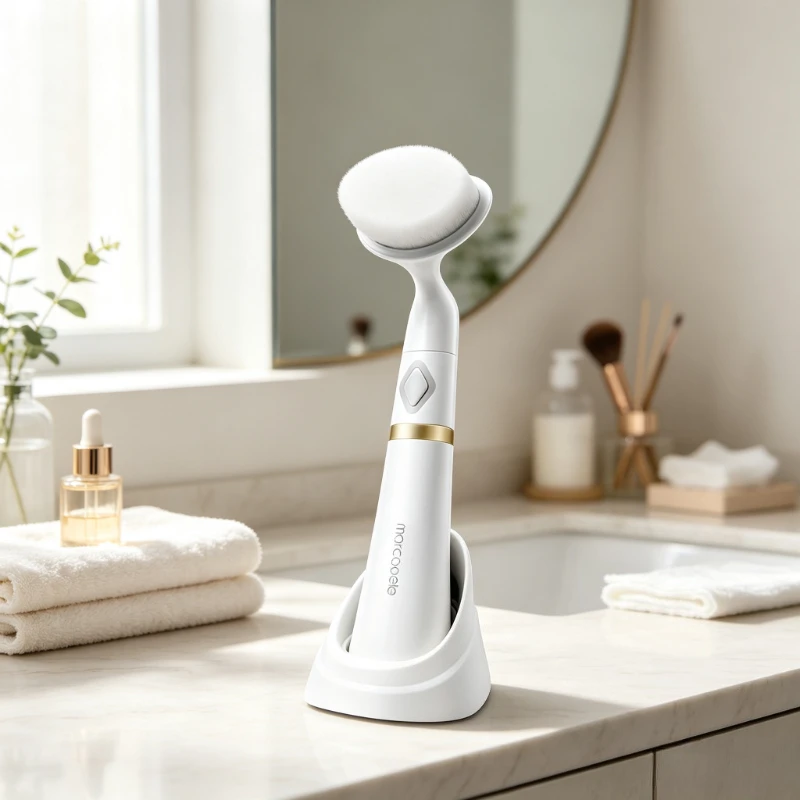 Sonic Facial Cleansing Brush 2 Heads Soft Bristle Electric Face Wash Device for Men Women Rechargeable Home Care 페이스 클렌징 브러시