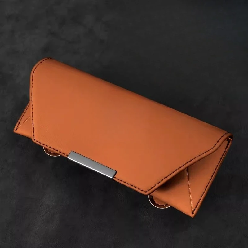 

For Porsche Macan Cayenne Paramela 718 Car Glasses Case Sun Visor Sunglasses Clip Storage Supplies Car Accessories Glasses Case