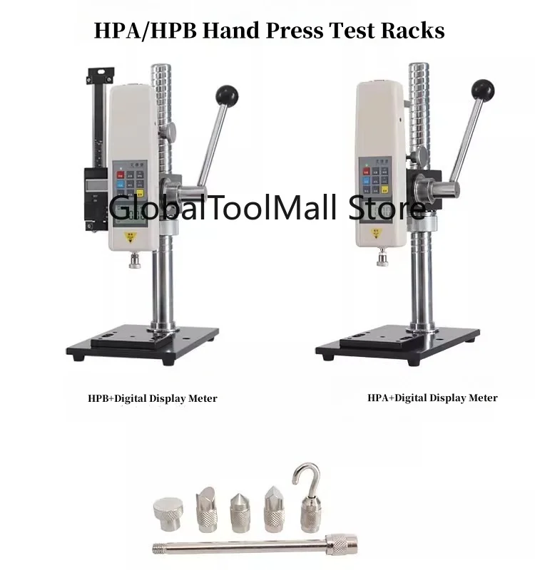 Push-pull Force Gauge HPA Hand-pressing Type Rack Pressure Force Measuring Machine Table Spring Pressure Tester Load test