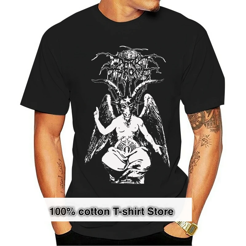 2024 Summer Style Darkthrone Baphomet Shirt S M L Xl Dark Throne Black Metal Officl T Shirt New Brand Casual Clothing 015511