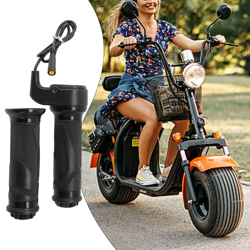 

36V 48V Electric Bike Ebike Twisting Throttle Grip for For bafang BBS01 02 SHD Package Includes 1 x RisunMotor PT 1