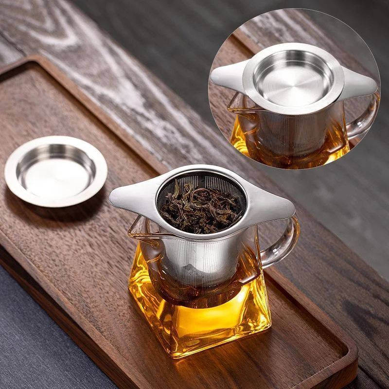 

Tea Infuser for Loose Leaf Tea 304 Stainless Steel Tea Infuser with Handles Extra Fine Mesh Tea Strainers Filter