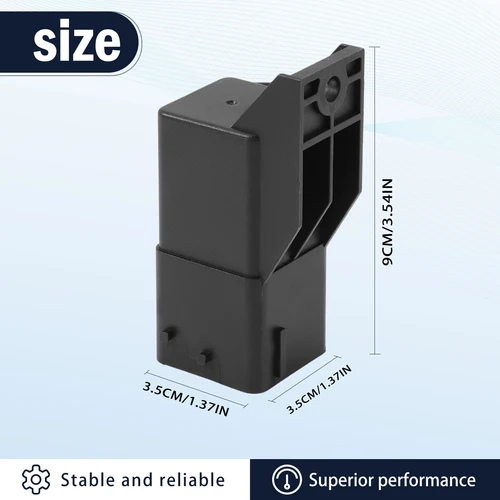 Imagen 2 del producto Unidad de Control de relé de bujía incandescente negra de 12V y 8 pines, sistema de bujías incandescentes 9640469680 51299080A para Peugeot Citroen Diesel Fiat Mini