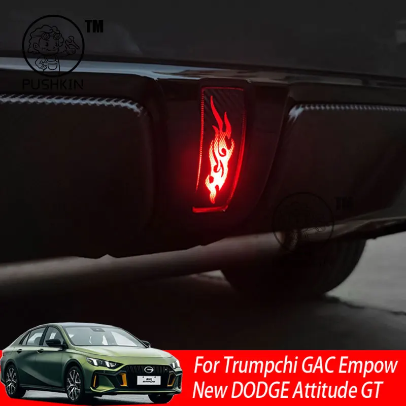 

For Trumpchi GAC Empow New DODGE Attitude GT Decals High Mounted Stop Brake Lamp Light Styling Rear Fog Lamp Sticker Accessories