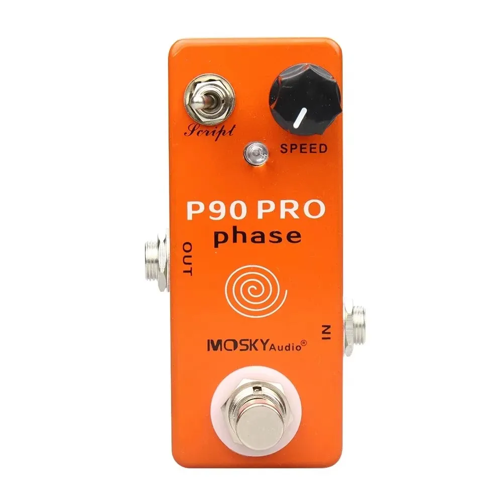 Mosky Pedal De Guitarra P90 PRO Phase Electric Guitar Pedal Phaser Phase90 Vintage Effect Pedals True Bypass Guitar Accessories