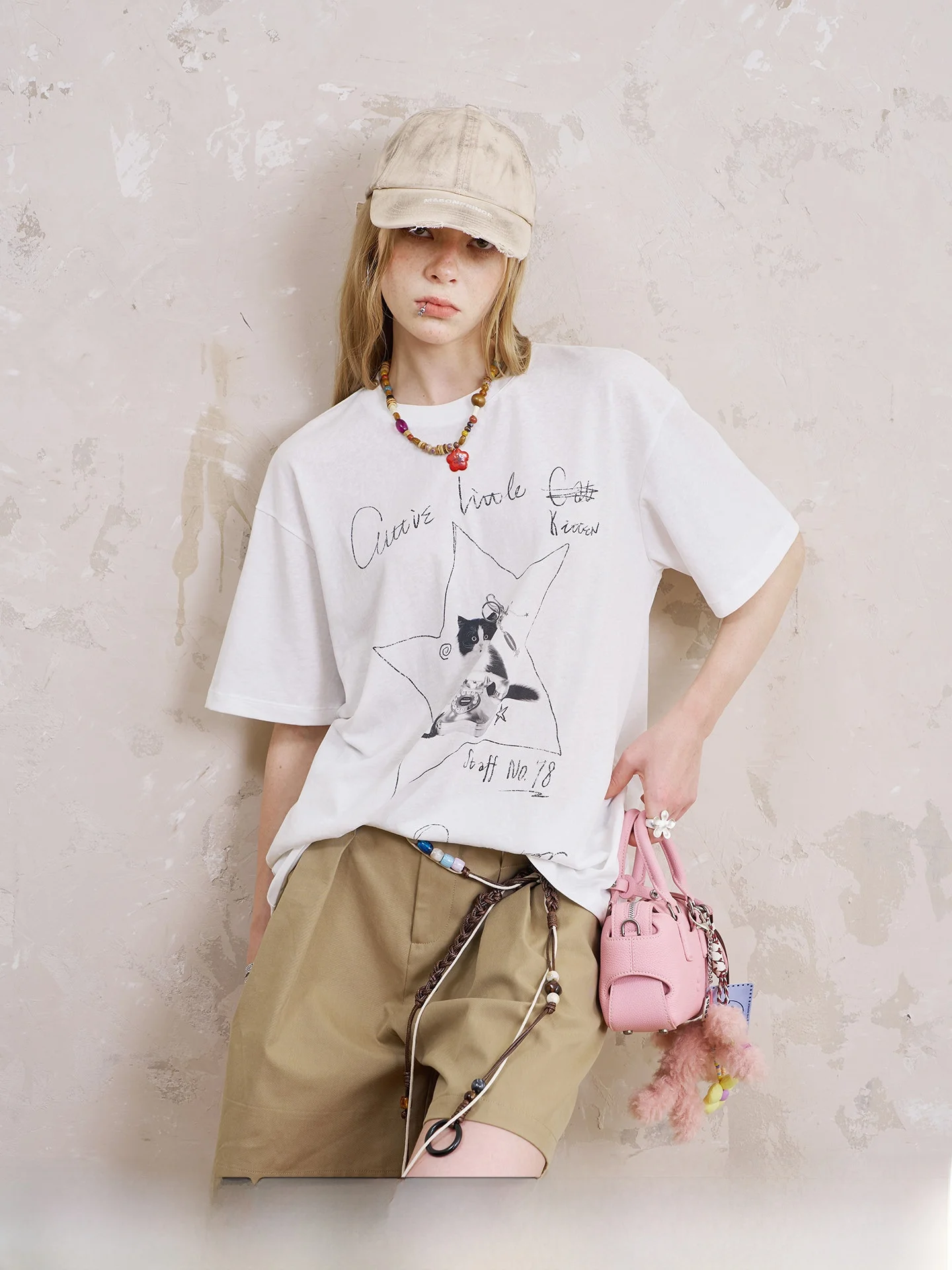 

DIDDI MODA fiti Telephone ort Sve T-irt Women's Slim Fit Cotton Polyester Blend round Ne Casual Top