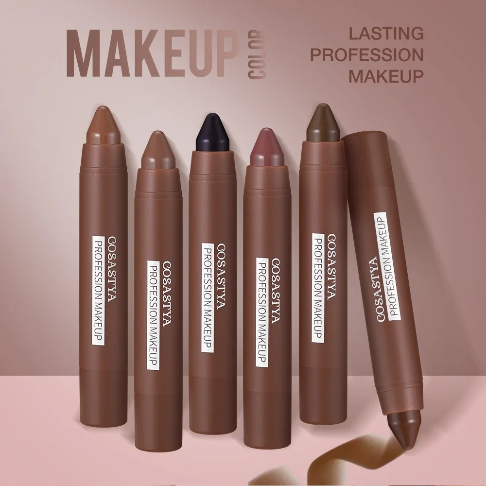 بني داكن الشفاه بطانة تلوين المخملية ماتي مدبب التدرج العنب قلم أحمر الشفاه مقاوم للماء غير لزجة الكنتوري ملء الشفاه ماكياج #2