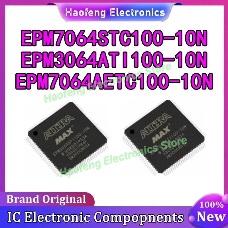 

EPM3064ATI100-10N EPM7064STC100-10N EPM7064AETC100-10N EPM3064ATI100 EPM7064STC100 EPM7064AETC100 Микросхема EPM TQFP100 в наличии