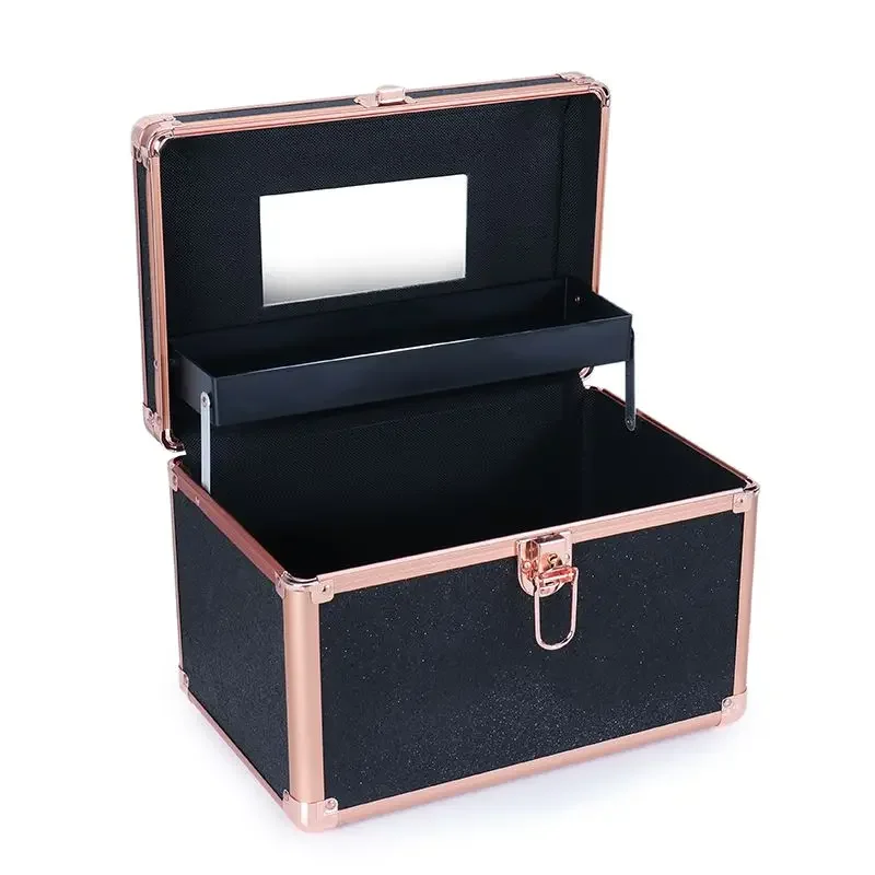 2024 New Brand Makeup Box Artist Professional Beauty Cosmetic Cases Make Up Bag Tattoo Nail Multilayer Toolbox Storage Organizer