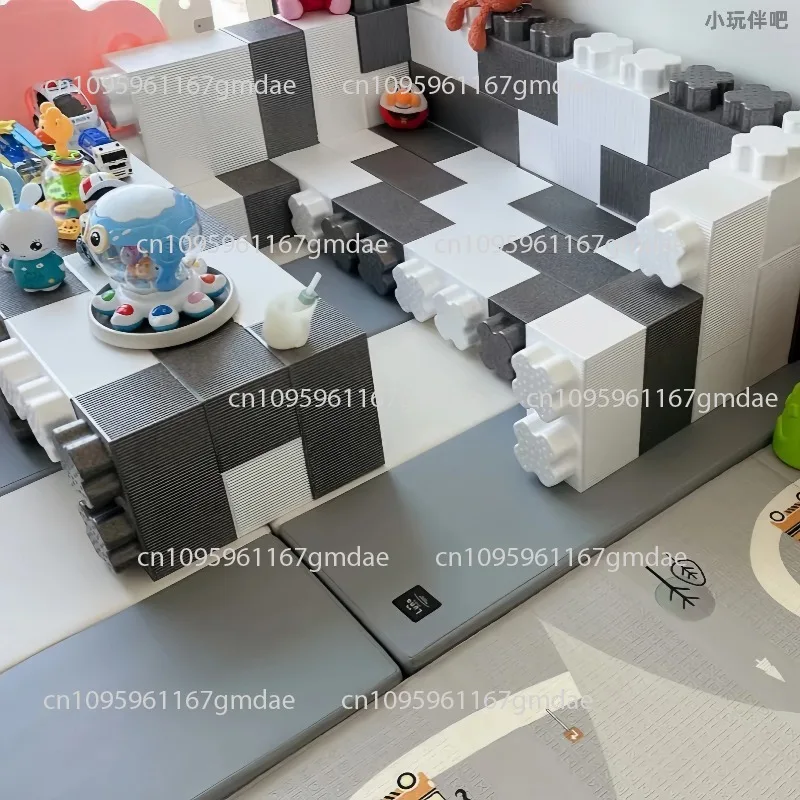 

Children's home foam building block park shopping mall building block partition wall fence large indoor toy playground