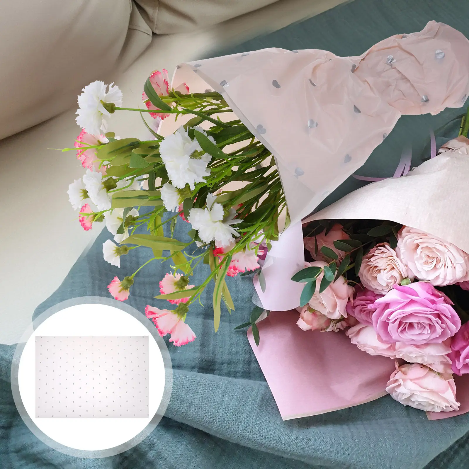 

28 листов утолщенной папиросной бумаги для упаковки подарков, цветов, тортов, мягкая декоративная бумага для свадьбы, дня рождения, Дня святого Валентина