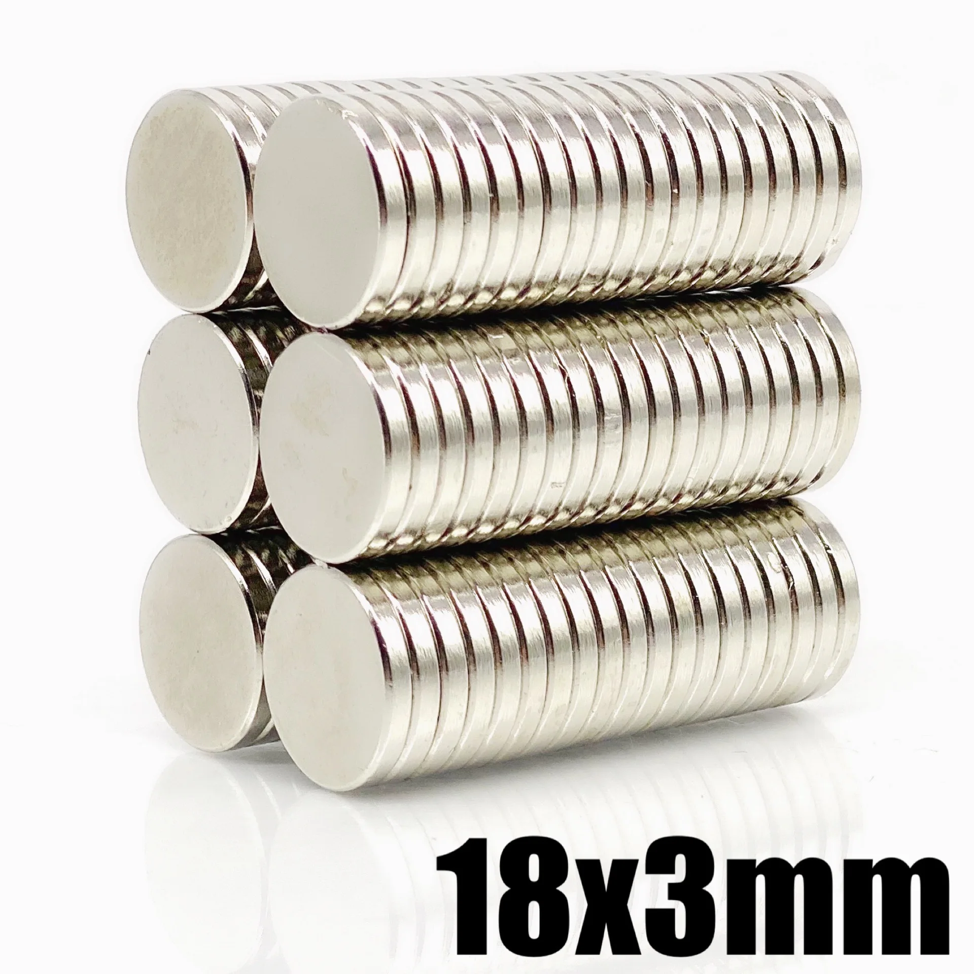 2-200PCS 18x3 mm Strong Round Magnets 18mmx3mm Rare Earth Craft Reborn Fridge 18x3mm Bulk Neodymium Magnets 18*3 N35