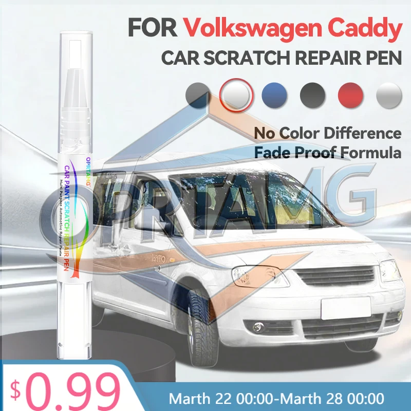

Purpose Vehicle Car Paint Repair Pen For 1996-2026 Volkswagen Caddy Paint Scratch Repair Accessories White Black Grey Sliver