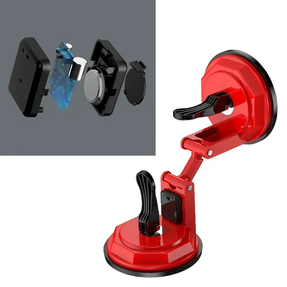 Aluminum Alloy Red Door Stop Alarm Door Lock With Sirens Doors Anti-theft Hotel Security Device Home Security Door Stop Alarm