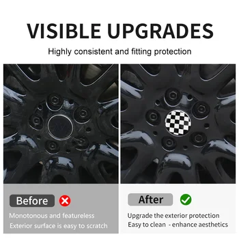 8 best sales पहिया केंद्र स्टिकर - №4