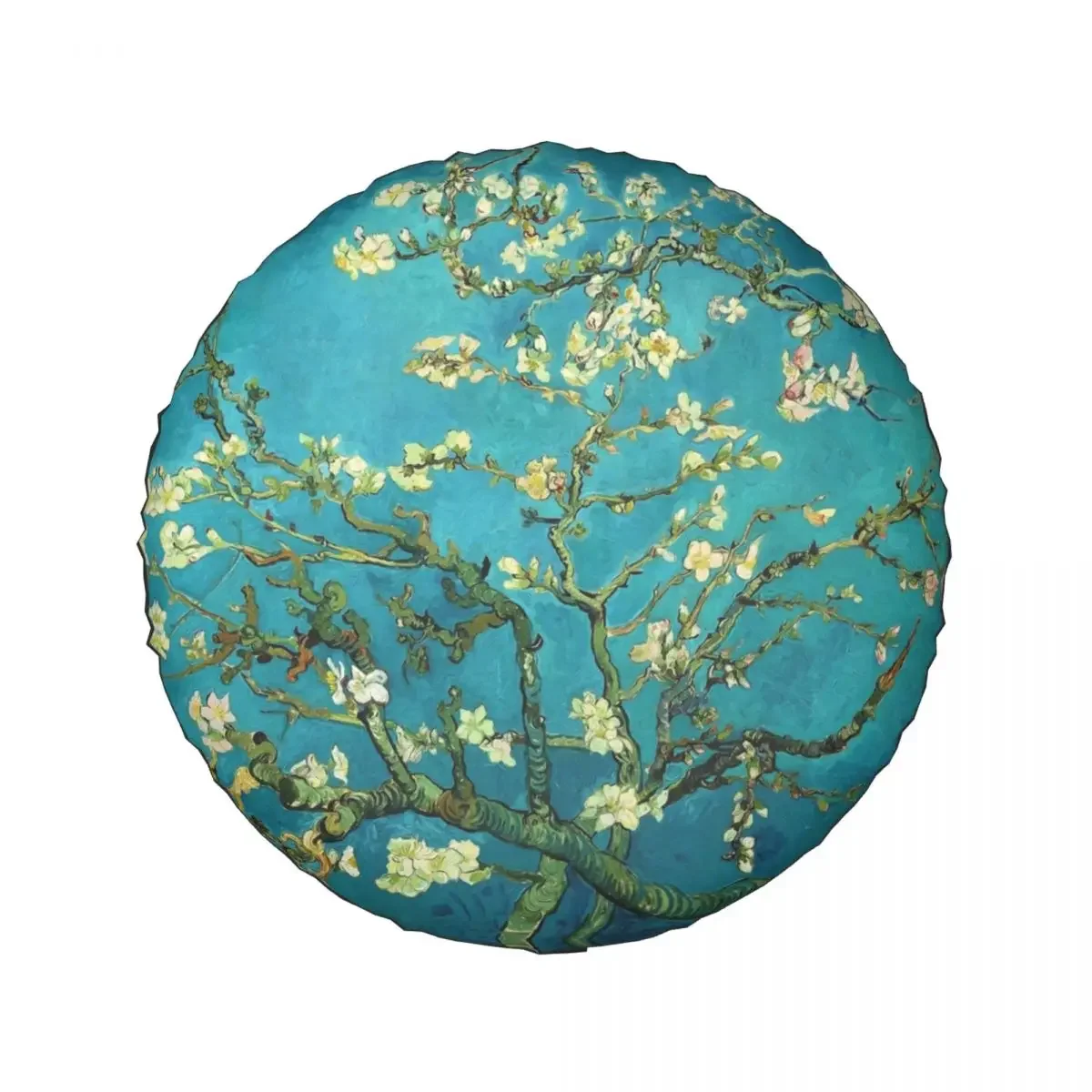 Vincent Van Gogh Almond Blossoms Spare Tire Cover SUV Blossoming Almond Tree Wheel Covers for Jeep Pajero 14