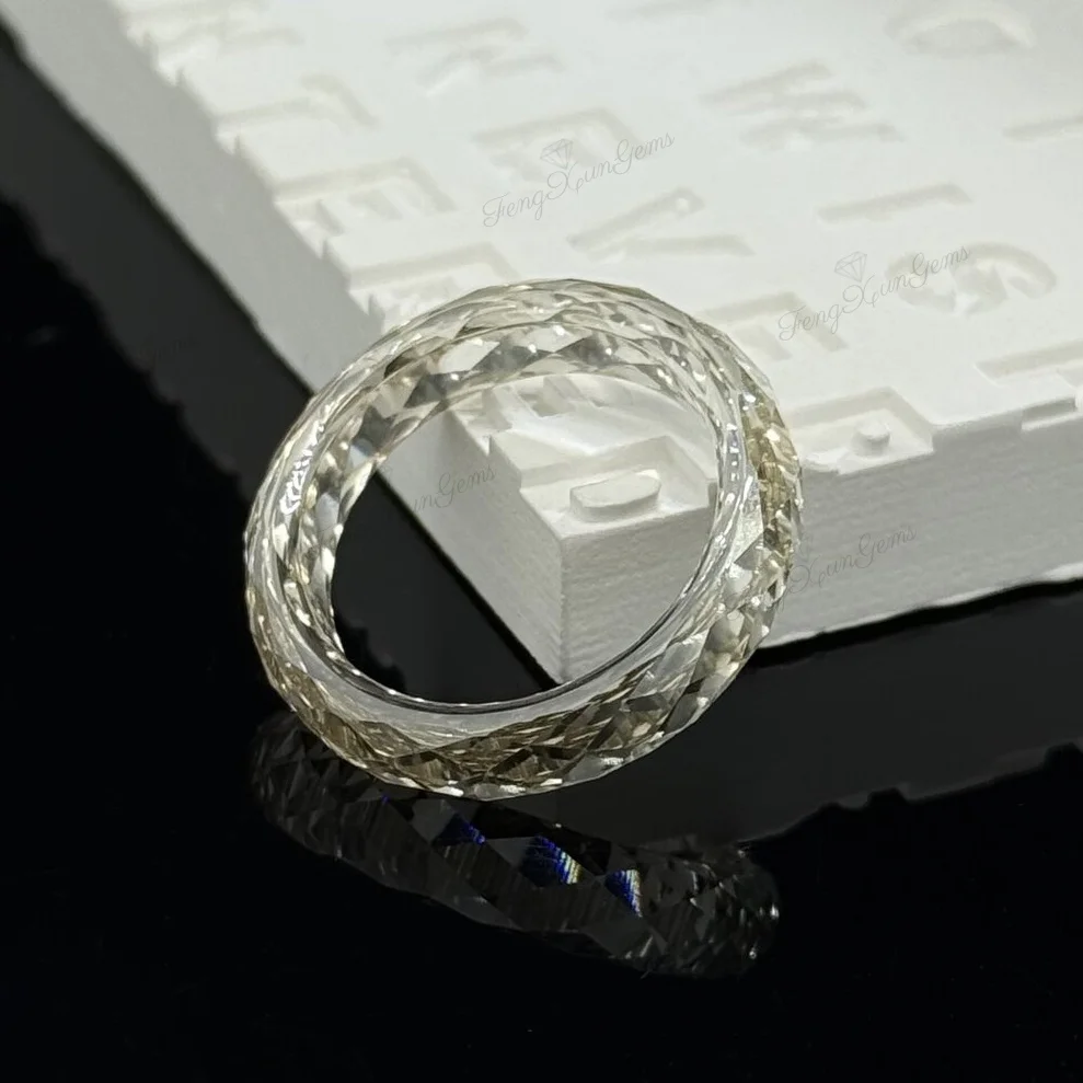 

Кольцо с муассанитом, огранка VVS1, цвет шампань, классическое, простое, для женщин, подарок на день рождения, обручальное кольцо, ювелирное изделие высокого качества