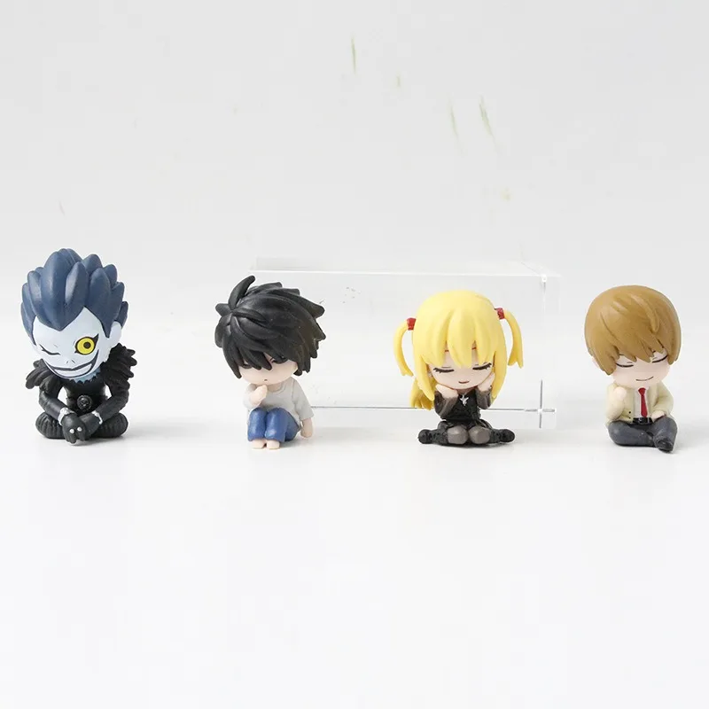 Cute Cartoon Character Mini Figure Cute Mini Ornament For Car Interior Decor Desktop Display Collectible Anime Figurine view 3