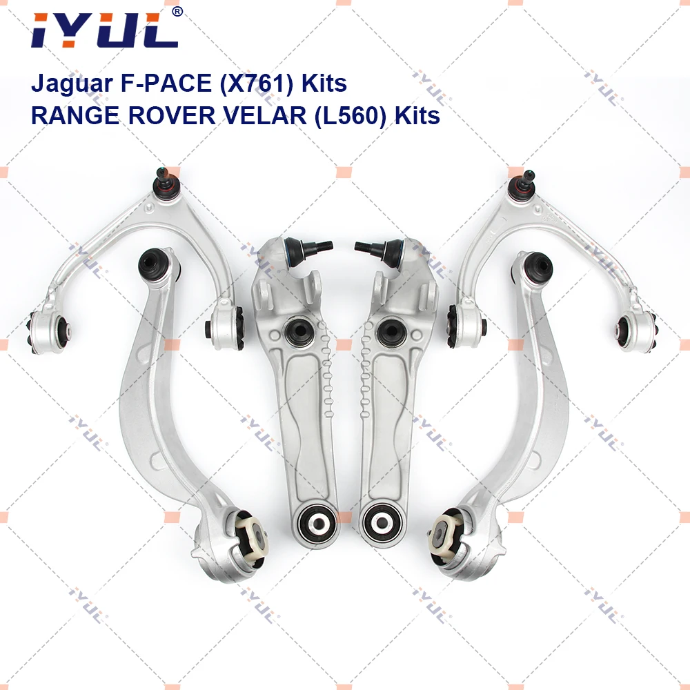 Front Upper Lower Suspension Control Arm Kits For Jaguar F-PACE X761 Land Rover RANGE ROVER VELAR L560 T4A1079 T4A1012