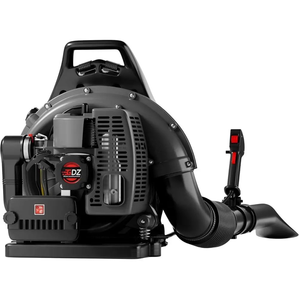 

Gas Backpack Leaf Blower - 2-Stroke Handheld-Class V Engine, 63 CC, High-Velocity 665 CFM, Ergonomic Design for Complete Propert