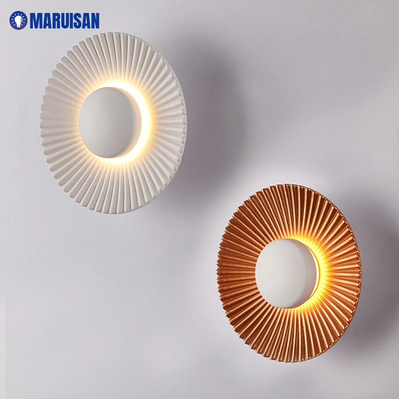 

5W Round Shape Metal LED Wall Light Creative Design Modern Indoor lighting Light Fixture For Hotel Bedroom Restaurant Corridor