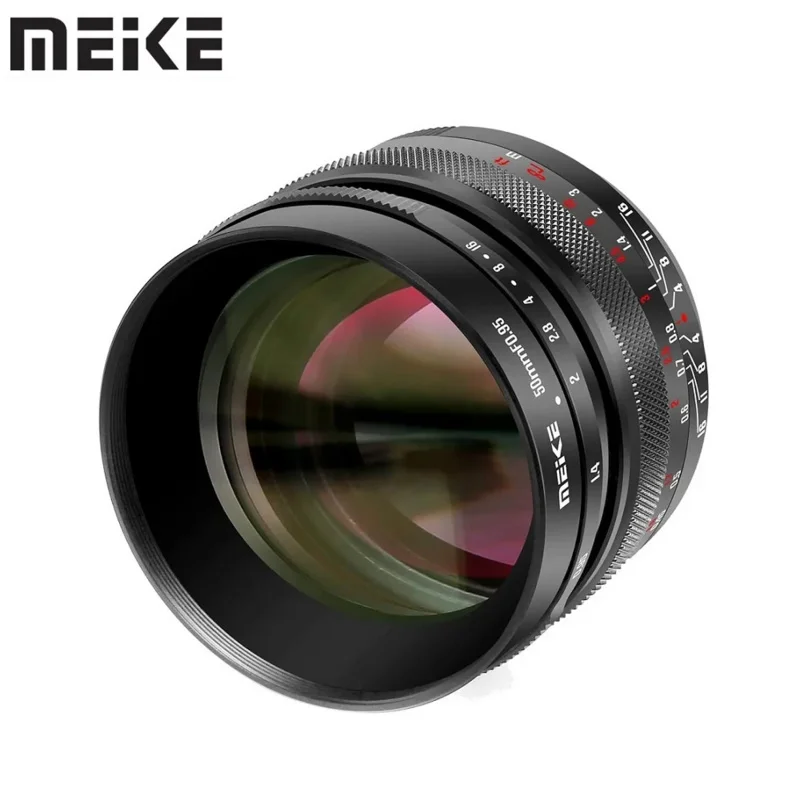 

Meike 50mm f0.95 Large Aperture Manual Focus Lens for Canon EF-M Mount Mirrorless Cameras EOS M M2 M3 M5 M6 M10 M50 M100 M6II M5