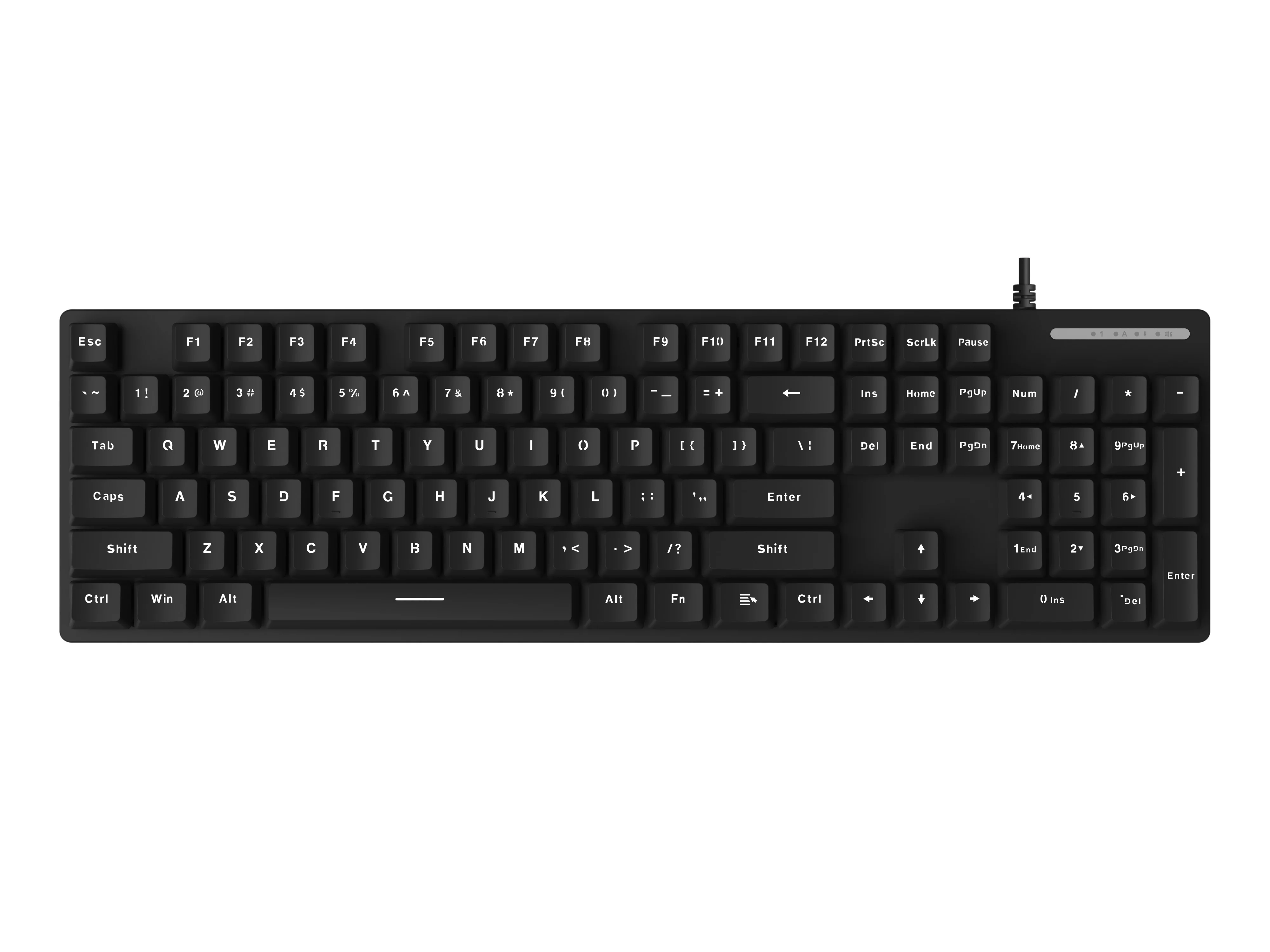 

Электронная спортивная клавиатура BAJEAL K74, 104 клавиши, механическая клавиатура, смешанная подсветка, проводная офисная игровая клавиатура двойного назначения