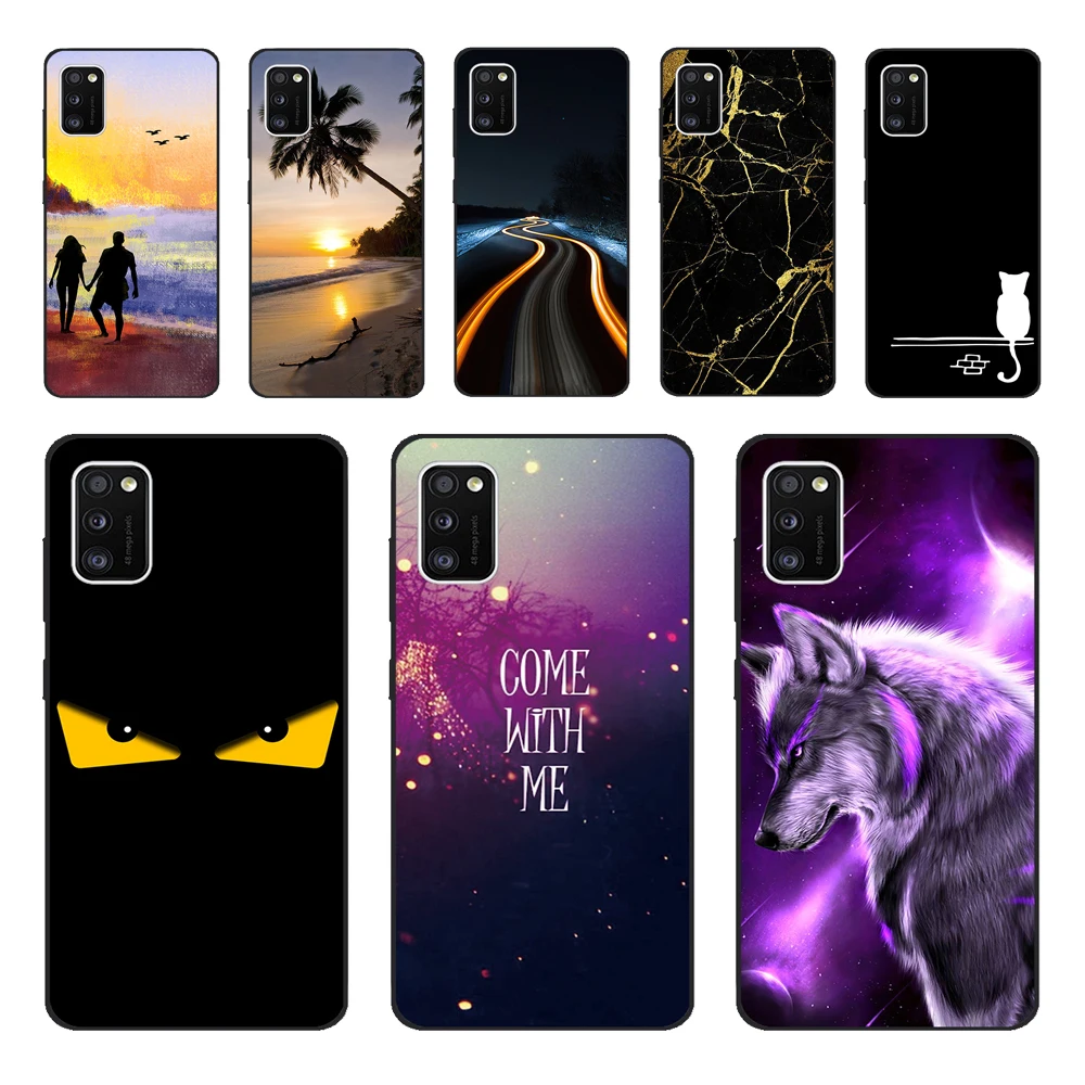 For Samsung A41 Case Cover For Samsung Galaxy A41 Soft TPU Silicone Phone Case For Samsung A41 A 41 Cute Bumper For Samsung A41