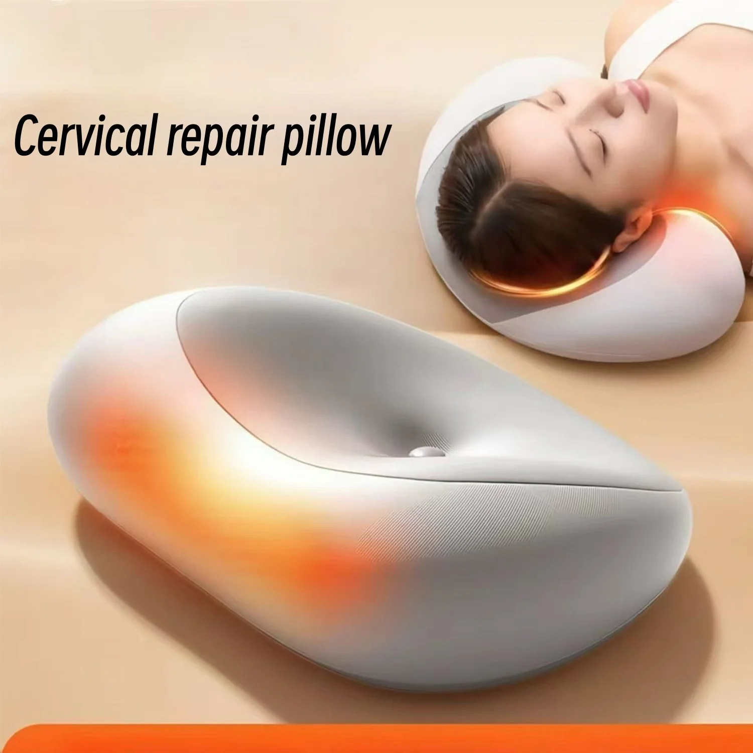 

Ergonomic Foam Cervical Pillow - Sleep-Specific Soft Comfortable Skin-Friendly Fabric for Neck Support And Pressure Relie