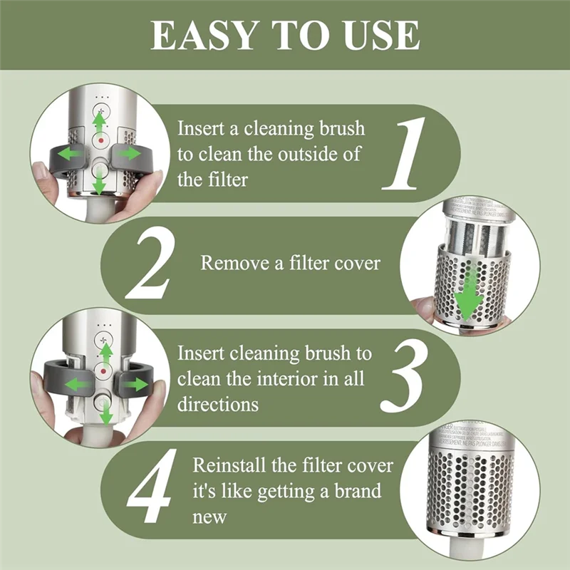 AC39-لبديل مرفق فرشاة تنظيف الفلتر المتوافق مع نظام Shark Flexstyle Flexfusion #4