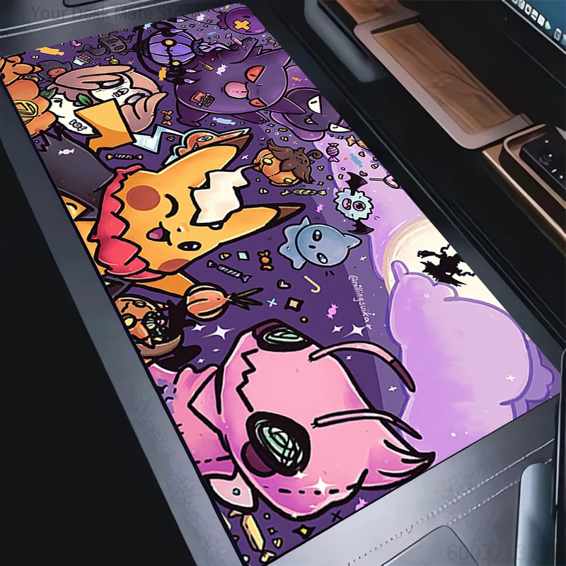 

Mouse Pad Pokemon Gengar pc speed For e-sports players Office Laptop Computer Keyboard Pad Non Slip Desk Mat HD Mousepad