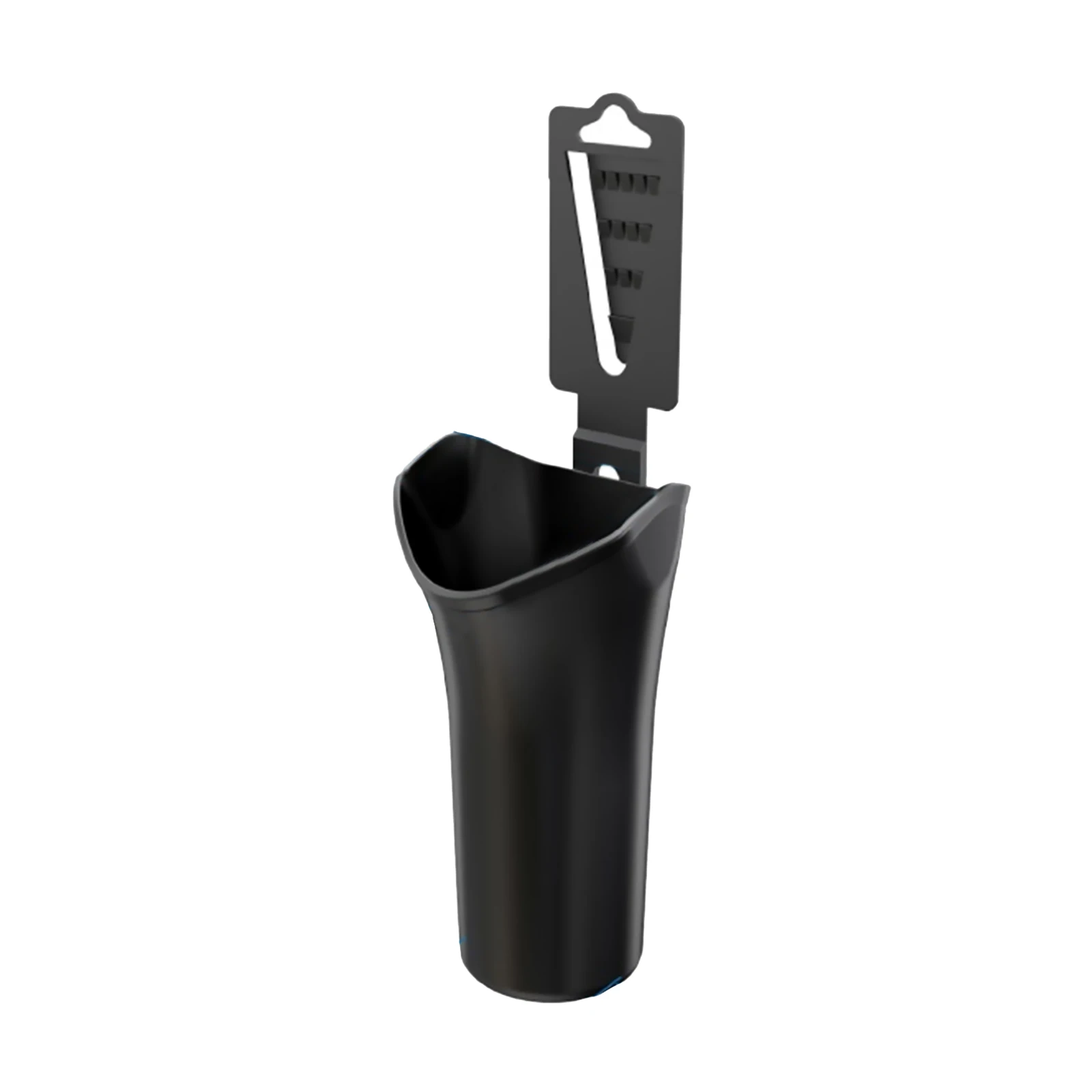 Multi-functional Car Foldable Small Umbrella Cup Holder Universal Black Plastic Cylinder Storage Barrel For Coins Debris Garbage