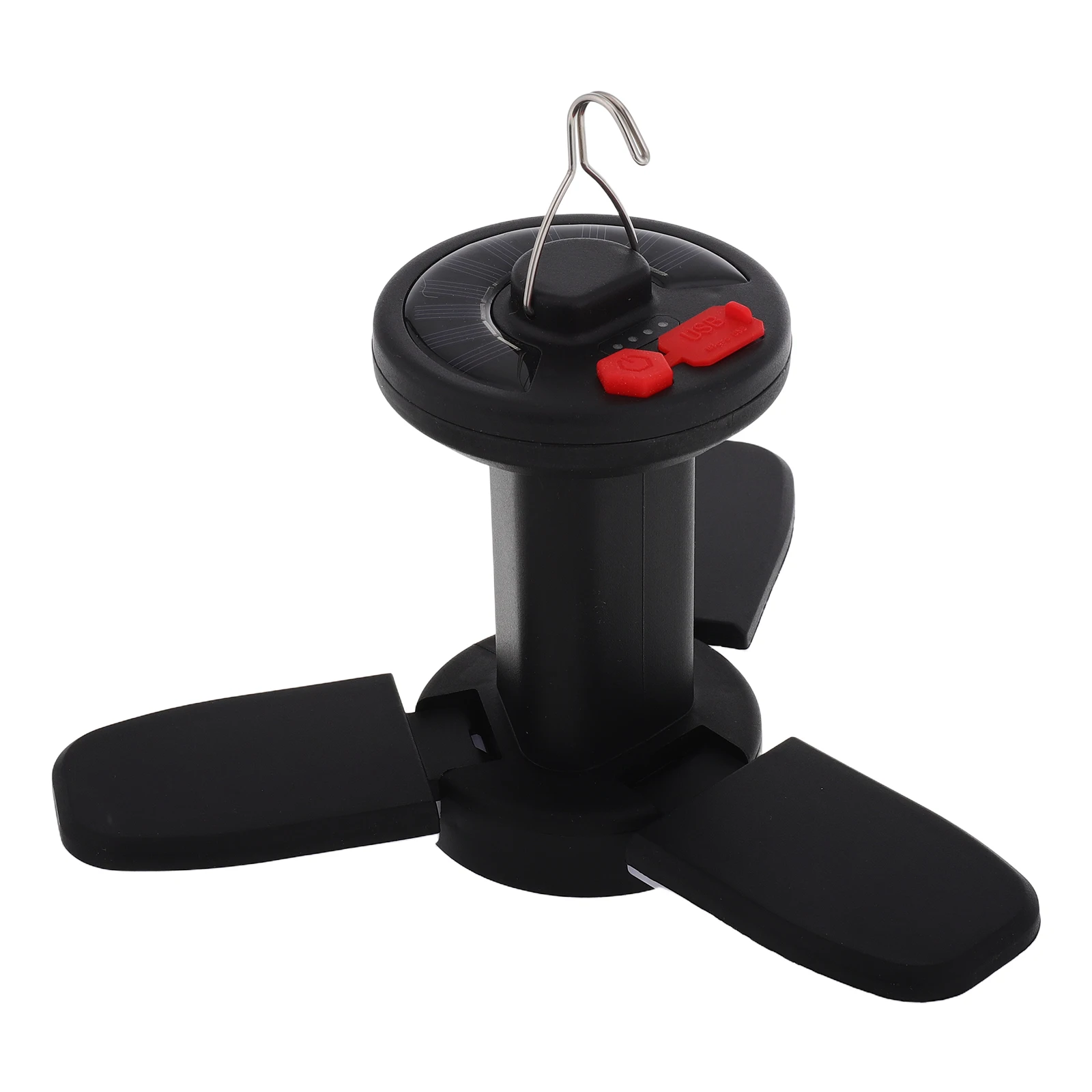 

1PC Outdoor Camping Lantern Solar Rechargeable USB Foldable Portable Emergency Light for Tent Hiking Fishing Gear