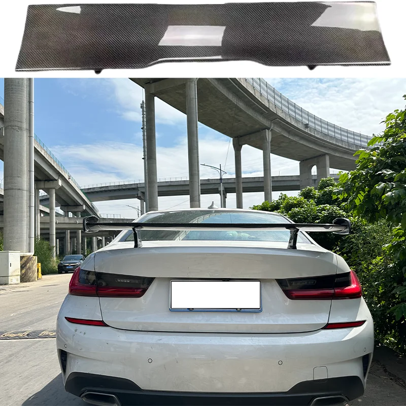 

Car Spoiler For BMW 3 Series G20 G28/G80 M3 Hollow Out Style Real Carbon Fiber Material Rear Spoiler Trunk wing 2020-2024