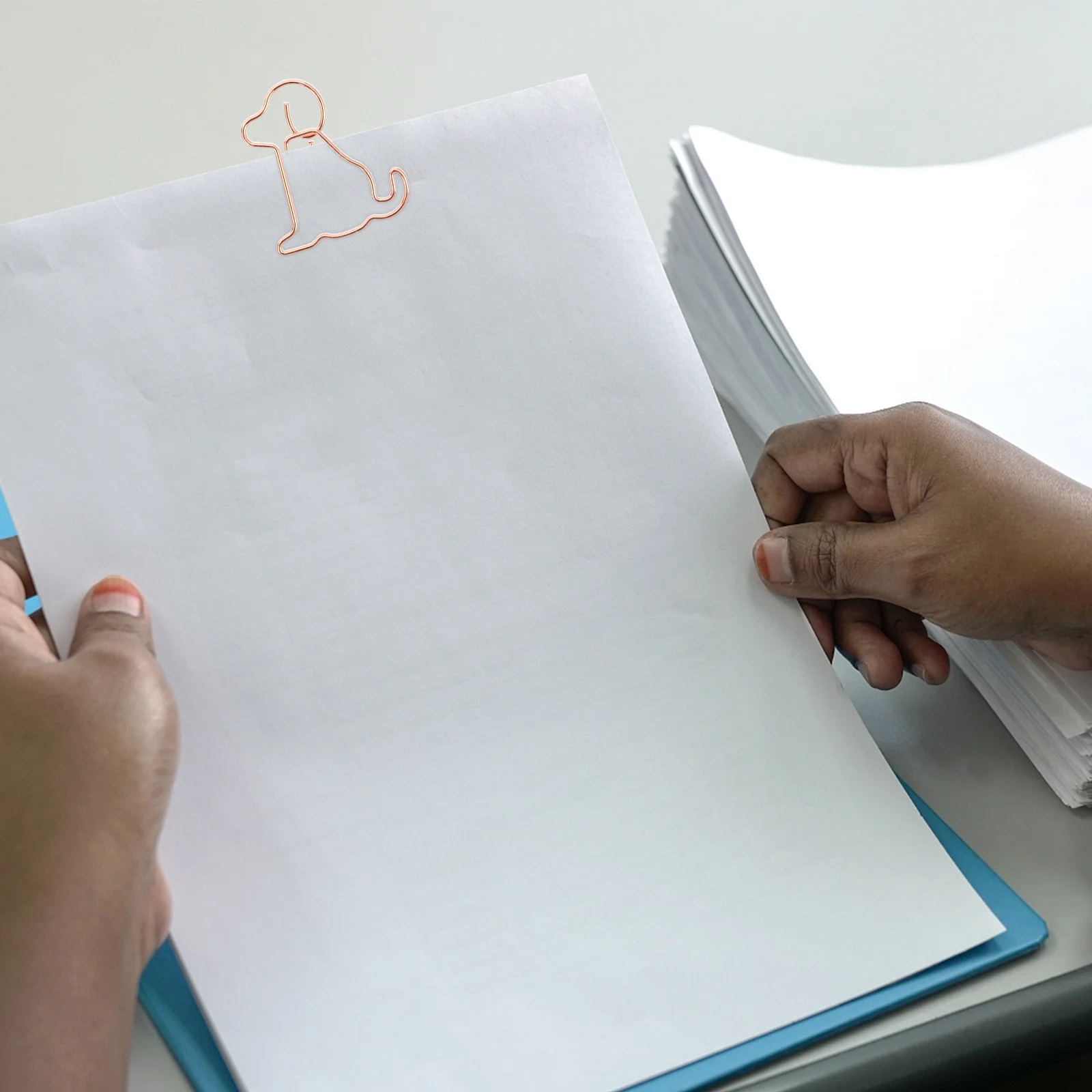 

25Pcs Dog Shaped Paper Clips Unique Gift Idea for Friends Coworkers Bookmarks Bookmark Clips Bookmark Pin