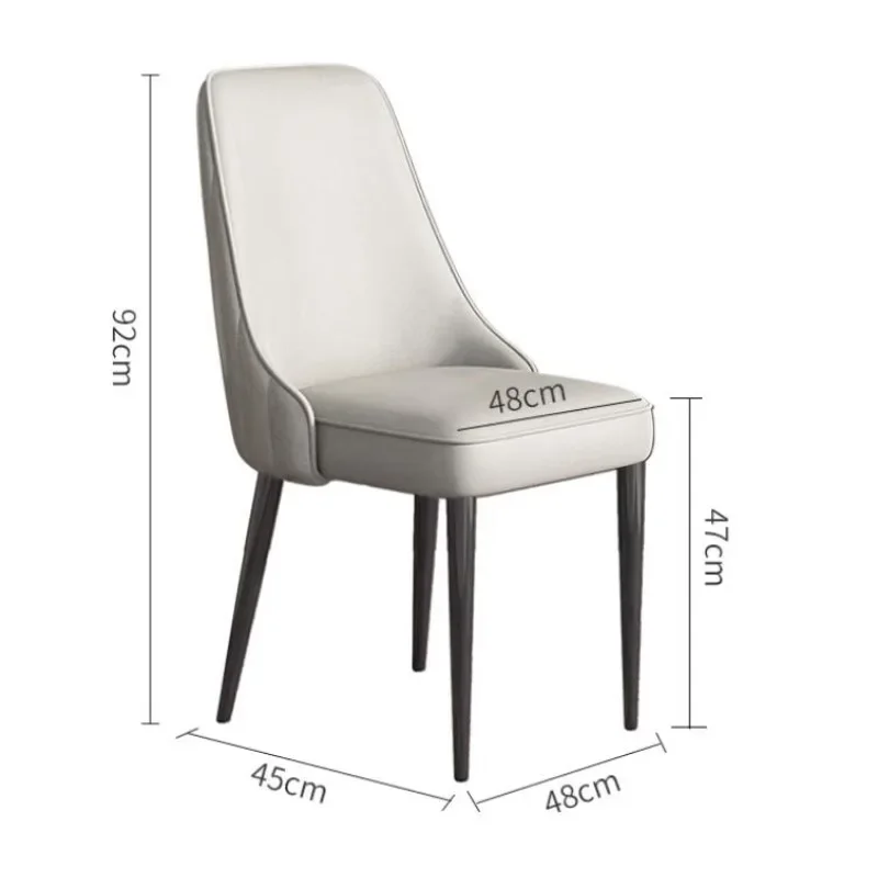 Soft Kitchen Chairs Home Furniture Luxury Dining Bedroom Chair Kitchen Modern Accent Soft Makeup Chaise Cadeiras Replica Garden