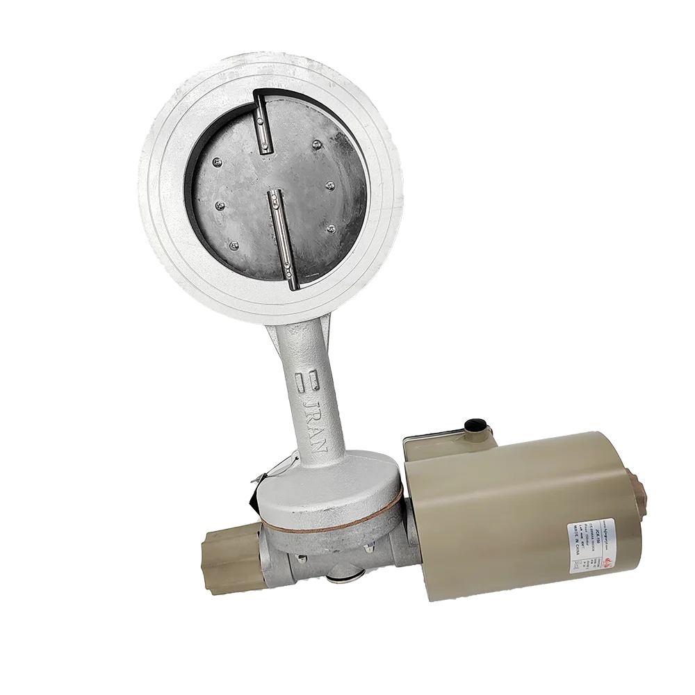 

Gas Pulse Solenoid Valve Pulse solenoid butterfly valve for combustion system High temperature hot air solenoid butterfly valve