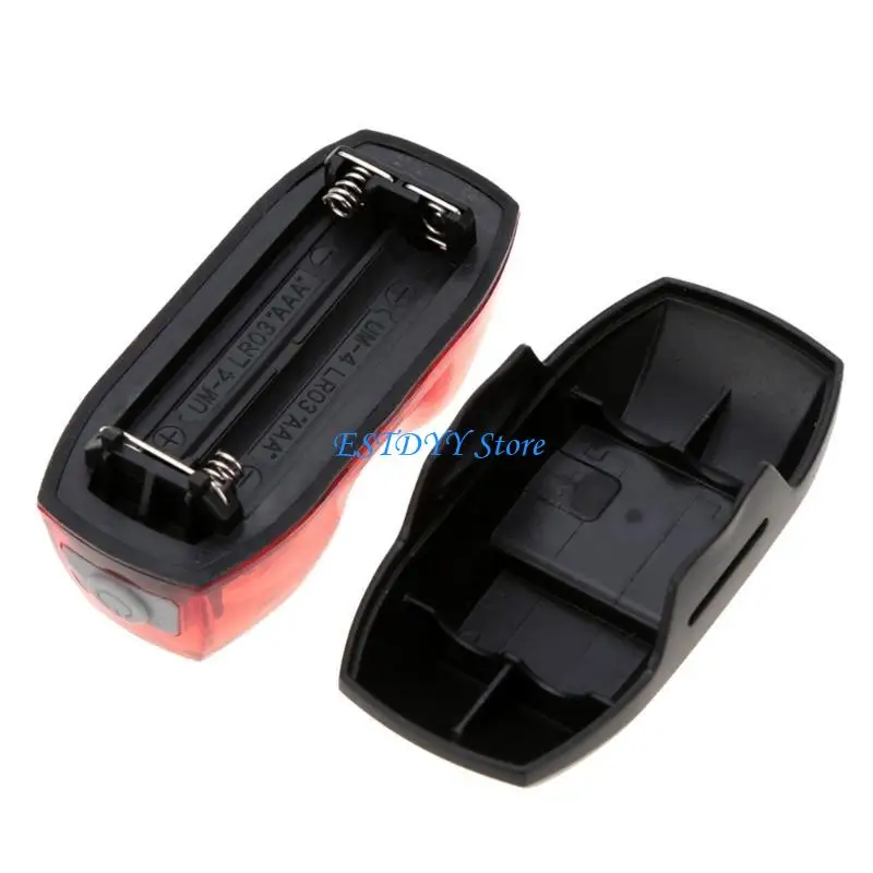 G6DE 2 LED Bicycles Light 3 Modes Bike Tail Light Flashlight Waterproof Cycling Safety Warning Flashing Light for Cycling