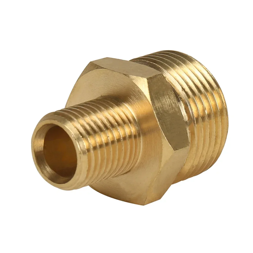 

Brass High Pressure Cleaning Water Gun Conversion Joint M22 X1,5 AG X 1/4\" Connector Hose Steel Wire Pipe Adapter