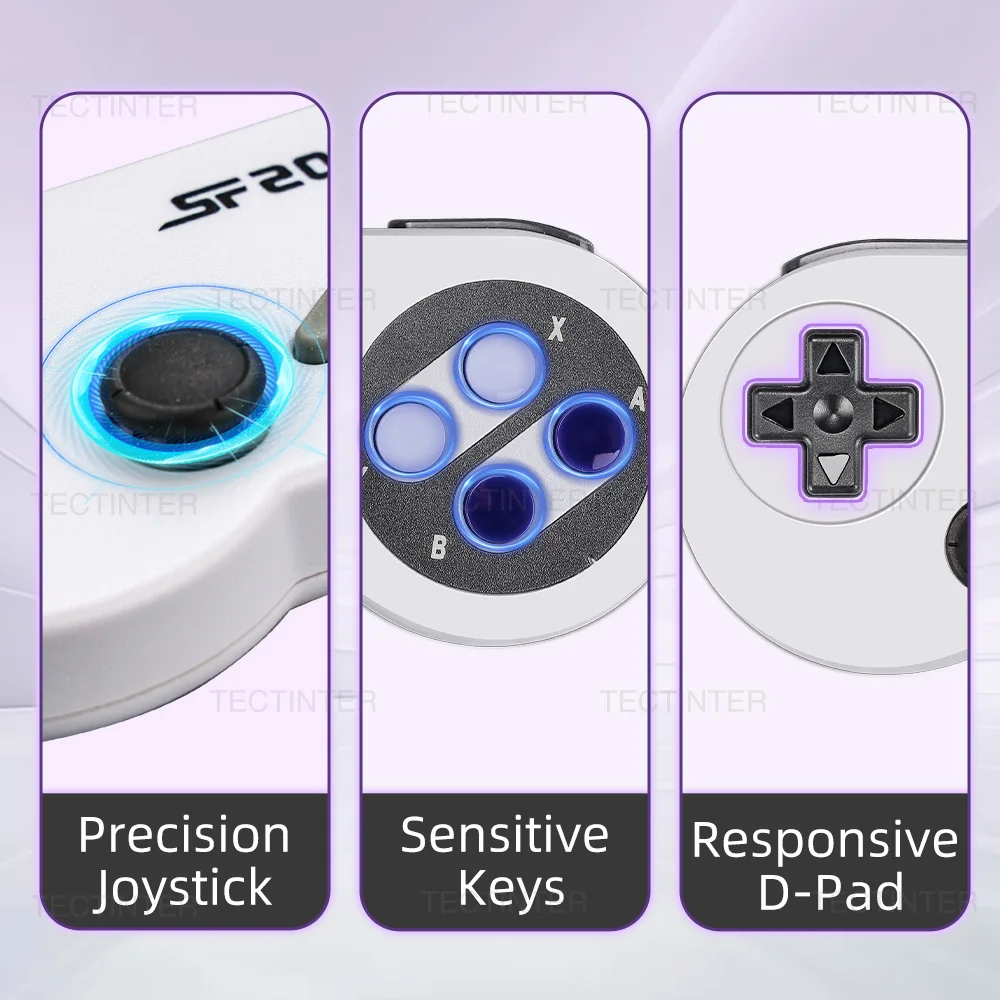 Controlador de Gamepads inalámbrico para consola de videojuegos portátil SF2000/SF900/SG800 con balancín 3D para accesorios de juegos